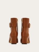 Ferragamo Gancini ornament mid heel ankle boot - Image 5